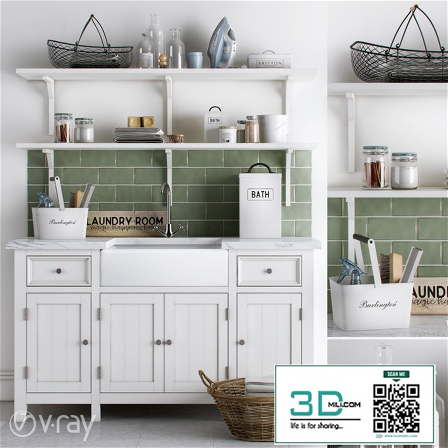 Green Utility Room - Dominic Blackmore